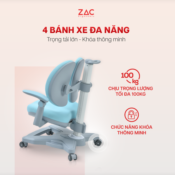 Ghế chống gù trẻ em ZAC Ergonomic Y001