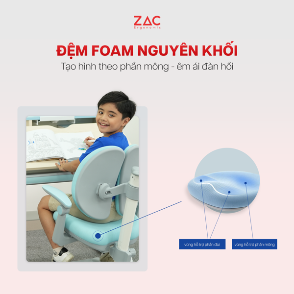 Ghế chống gù trẻ em ZAC Ergonomic Y001