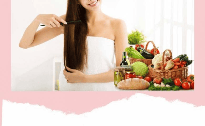 Chế độ dinh dưỡng lành mạnh giúp ngăn rụng tóc từ bên trong